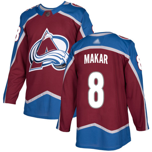 Adidas Colorado Avalanche Men #8 Cale Makar Burgundy Home Authentic Stitched NHL Jersey